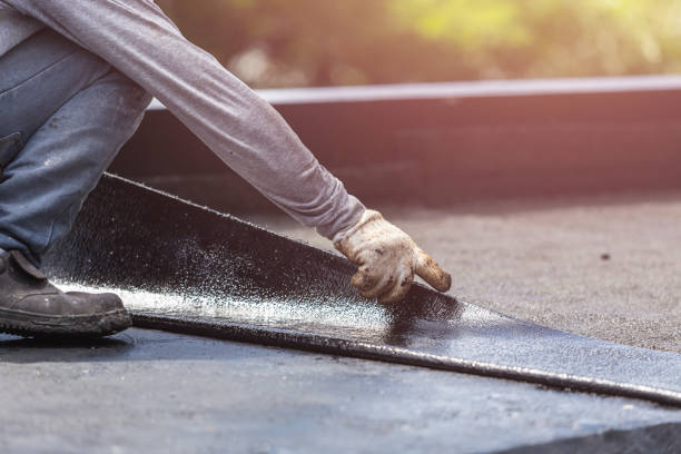 Professional Waterproofing technician working in South Milwaukee, WI